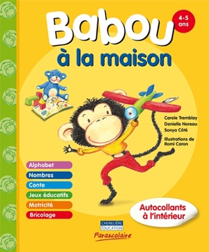 Livre en ergothérapie pédiatrique Babou à la maison par Sonya Côté