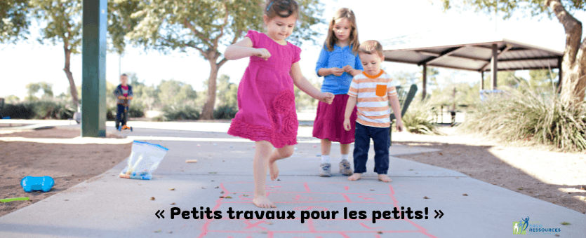 Travail lourd chez les petits